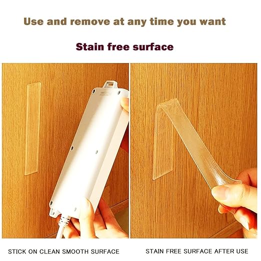 VIBHA TAPES Ivy Grip Double Sided Tape Heavy Duty - (2Mm - 3M - Roll 1) Transparent Strong Washable Reusable Anti Slip Nano Tape